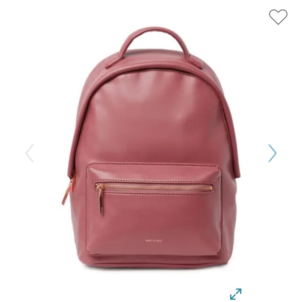 VEGAN MAT & NAT LARGE BACKPACK *rose gold*